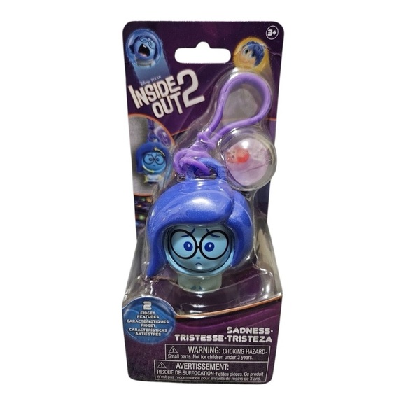 Inside Out 2 Fidget Figure Keychains - Sadness - BNIB 🥺 - Picture 5 of 6